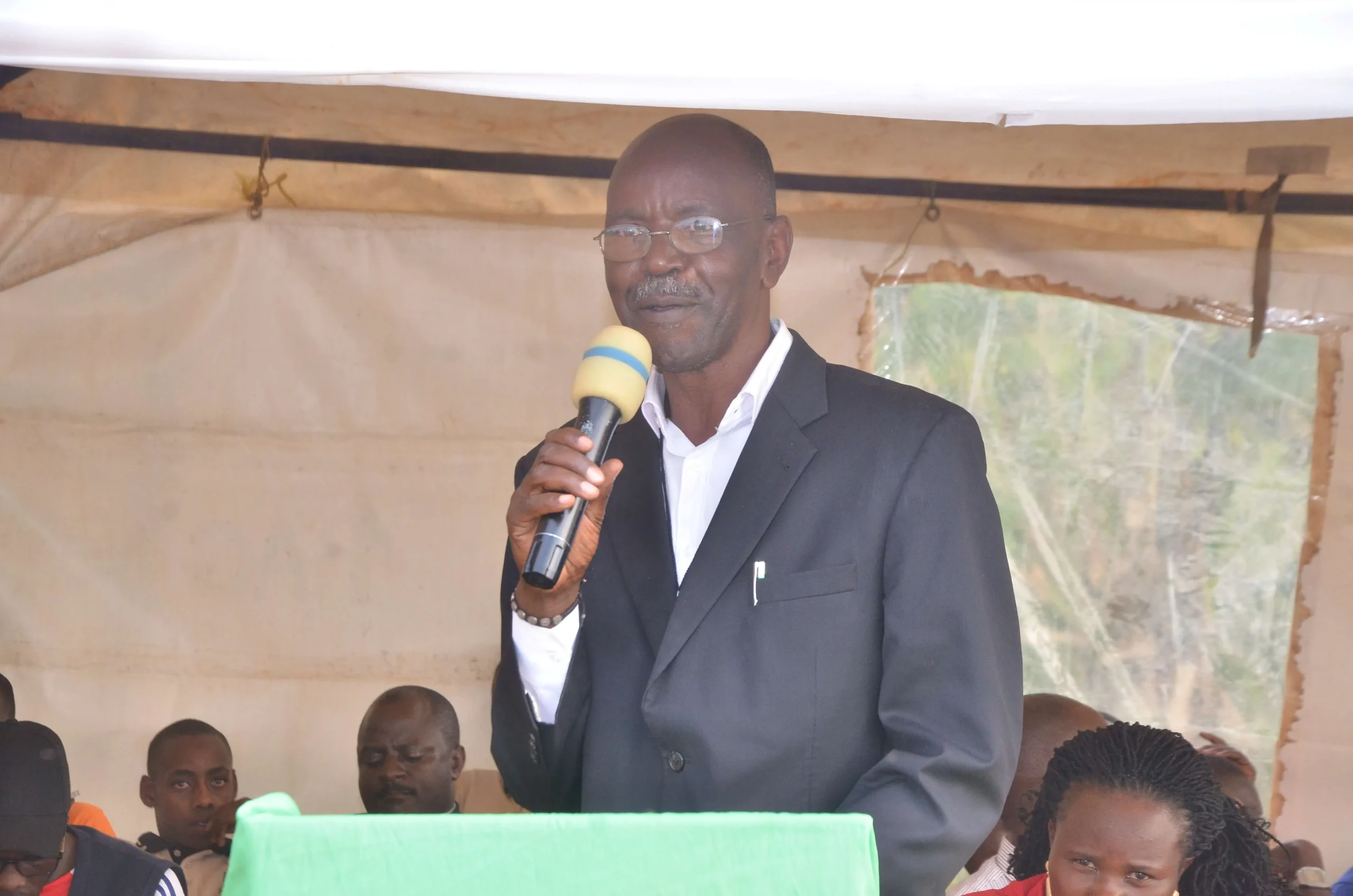 board chairperson speaking